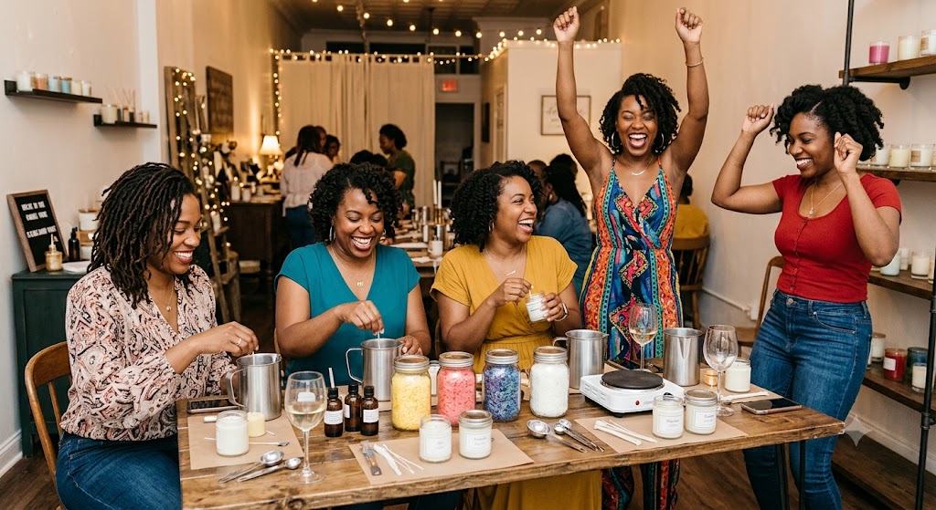 CANDLE PARTY CLASS-- DATE: SUNDAY, JULY 12th-- TIME: 2:00PM